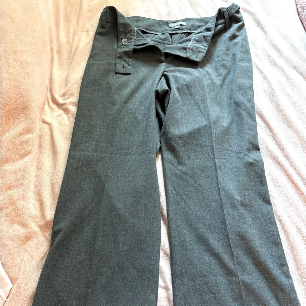 Ann Taylor Gray Wide Leg pants